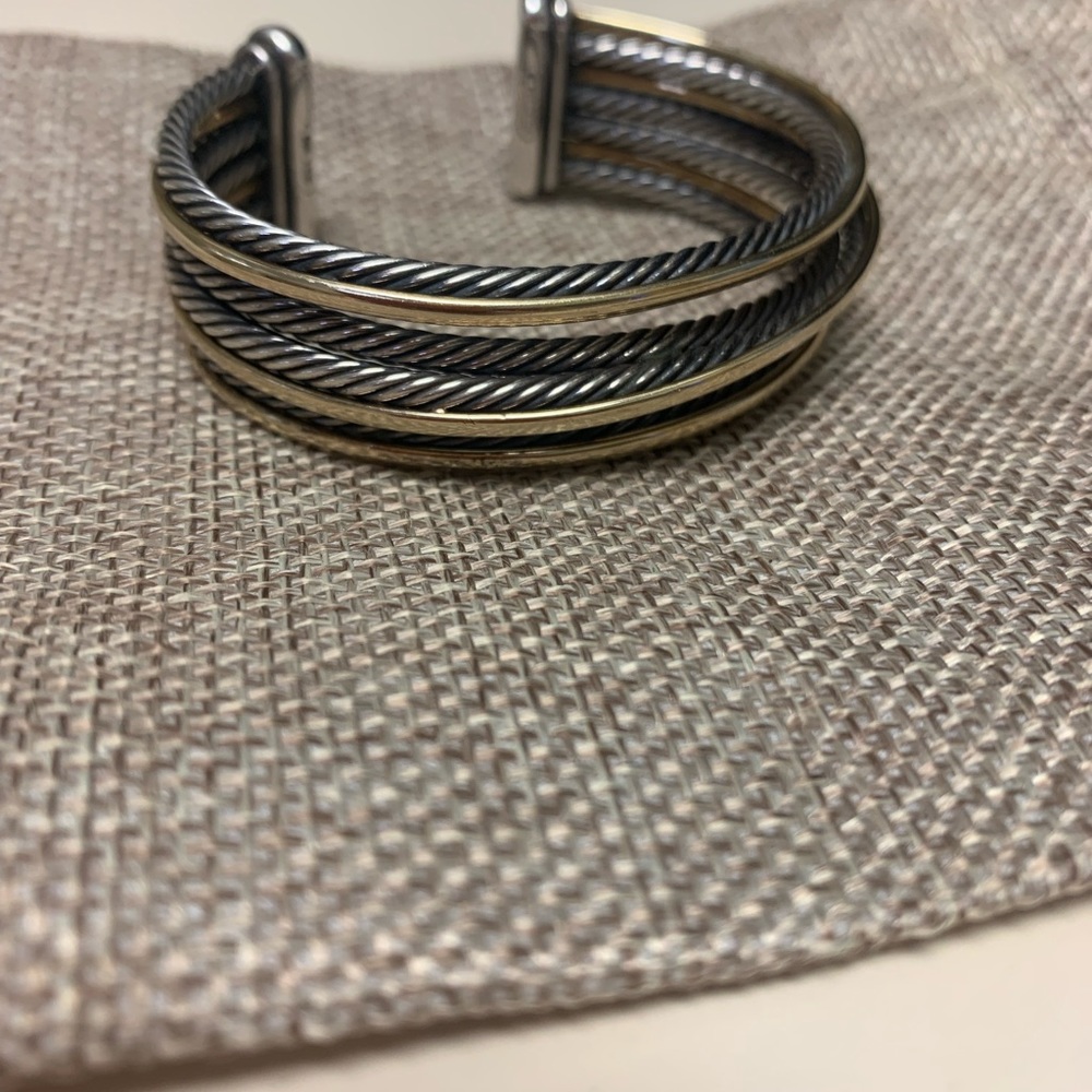 David Yurman 4 Row Crossover Bracelet - image 7
